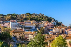 Sicht auf das Castelo de São Jorge