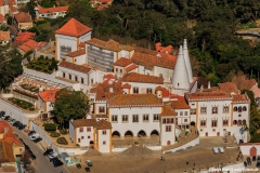 Palácio Nacional de Sintra mit seinen zwei Schornsteinen