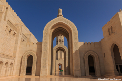 Interessantes Fotomotiv von der Großen Sultan-Qabus-Moschee