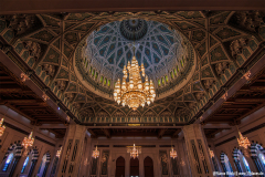 Kronleuchter mit Svarovski Kristallen der Großen Sultan-Qabus-Moschee