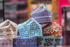 Traditionelle Kopfbedeckung im Souq