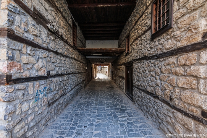 enge Gasse in der Altstadt Ohrid