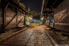 Die Altstadt von Sarajevo am Abend