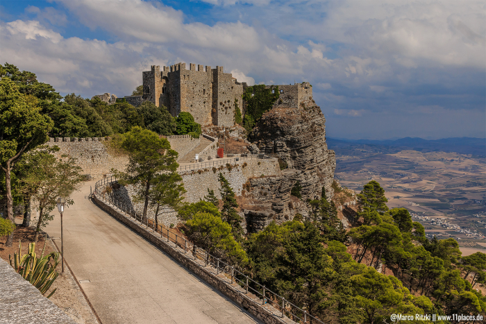 Blick auf das Casello del Balio von Erice