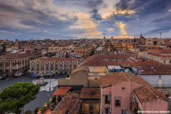 Catania am Abend zum Sonnenuntergang